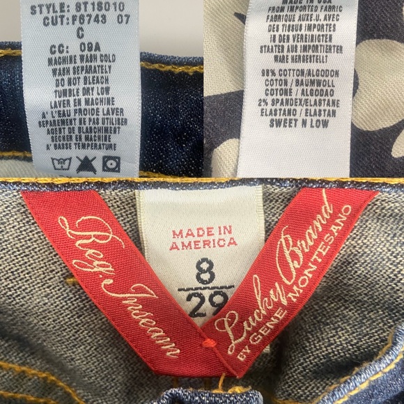 Lucky Brand High Rise Boot Cut Jeans Size 8 - Picture 8 of 8